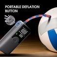 thumbnail image 4 of CARSUN Cordless Tire Inflator Portable Air Compressor,5200mAH Portable Air Pump with Digital Dual Screen,Suitable for Car,Motorcycles,Bicycles, 4 of 10
