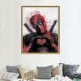 thumbnail image 3 of Deadpool Diamond Art Painting Kits  for Adults and Beginners,5D DIY  Cartoon Cross Stitch Kits,Full Drill Crafts for Kids Home Wall Decor Gift Diamond Dots 12" X 16", 3 of 8