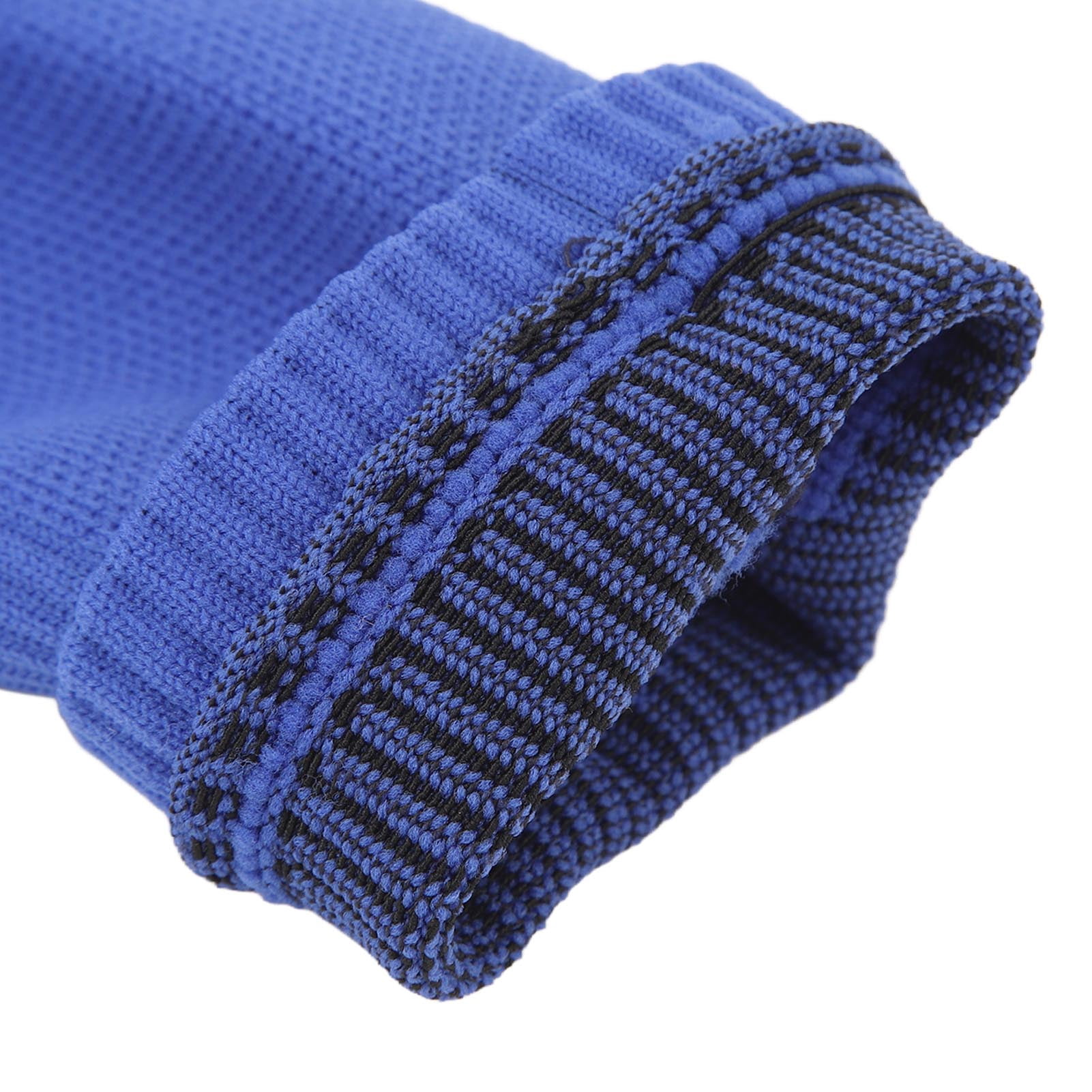 Rupoun Football Leg Sleeve Long Compression Leg Sleeve Over The Knee Sports Cycling Sleeves for Men Women, Polyester, One Size, Blue, Pair (11.81 in / 30 cm)