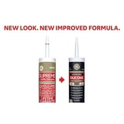 GE Sealants & Adhesives M90006 Supreme Silicone Kitchen & Bath Sealant, 10.1oz, Clear