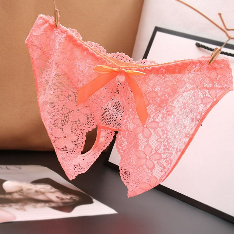 QIPOPIQ Lingerie for Women Clearance Lace Underwear Thongs Panties Ladies  Underwear Underpants
