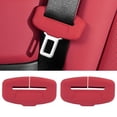 thumbnail image 1 of Car Seat Belt Buckle Protector Cover Silicone 4 Pack Anti-Collision, High Temperature Resistant, 1 of 8