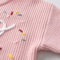 thumbnail image 7 of VNKIDY Girls Sweaters Baby Girls Boys Knitted Sweater With Lettering Colorful Sprinkle Embroidery Long Sleeve Crew Neck Pullover For Toddlers Casual Knitwear, 7 of 7