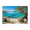 thumbnail image 1 of Ambesonne Nature Jigsaw Puzzle, Tahoe Snowy Mountain, Heirloom-Quality Fun Activity for Family Durable Cardboard, 1000 pcs, Pale Blue Green Eggshell, 1 of 2