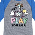 thumbnail image 3 of Toy Story 4 - Forky Lets Play Together - Toddler & Youth Raglan Graphic T-Shirt, 3 of 4