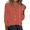 thumbnail image 4 of Tauxra Business Casual Long Sleeve Shirt for Women, Loose Fit Shirt, Layering with Classic, 4 of 7