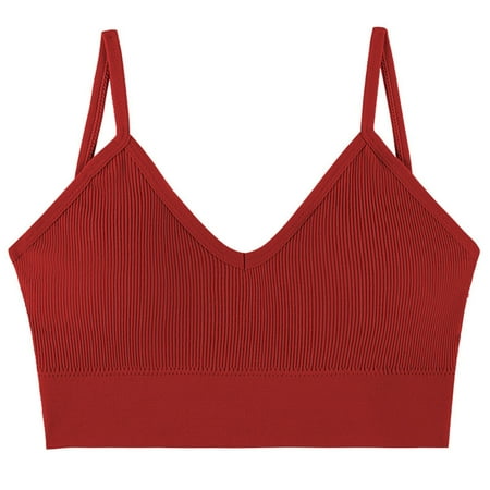 BYOIMUD Women s Solid Color Daily Bra with Comfort Fit  Adjustable Suspender Backless Bra for Women  Hand Washable Everyday Women s Underwear. L