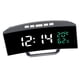 thumbnail image 5 of Reloj despertador digital ANGGREK LED con Superficie de espejo Curvada, 5 of 7