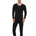 thumbnail image 1 of Minnieouse Camiseta de manga larga, ropa interior térmica de cuello redondo, ropa agradable a la piel, chaqueta interior ligera con Ropa interior Negro, 1 of 6