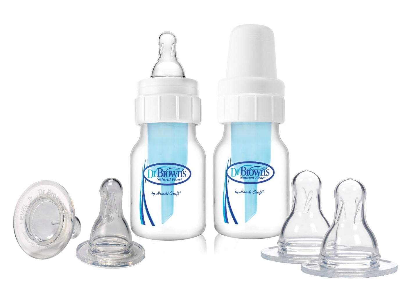 Dr. Brown's 2 Ounce Polypropylene Bottles with Replacement Preemie