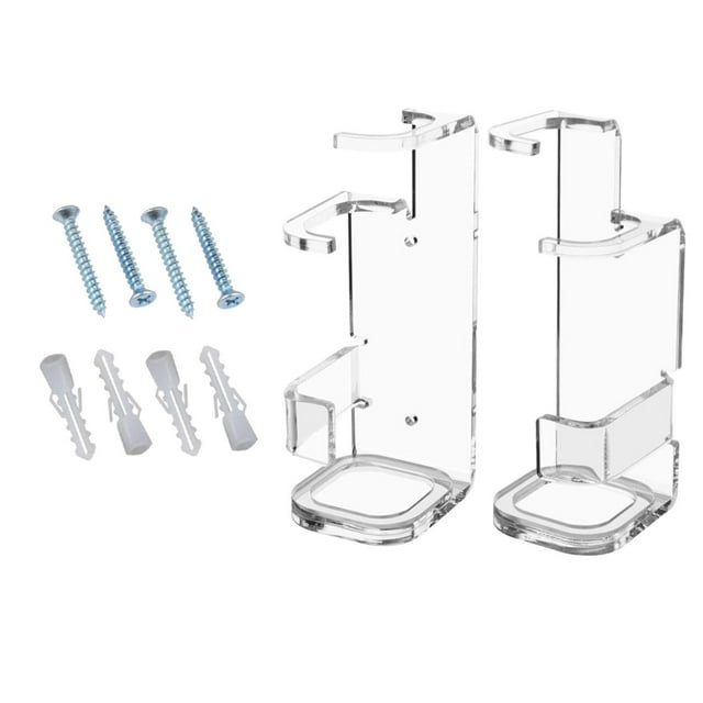 lionlar 2 Pieces Light Wall Display Stand Acrylic for Exhibition Hall Accessory Transparent