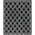 thumbnail image 3 of SAFAVIEH Cambridge Kyle Geometric Wool Area Rug, Black/Ivory, 8' x 10', 3 of 9