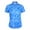 Kalvin Blue/Marine, variant on Monterey Club Women's Small Rhombus lattice Print Tailored Collar Short Sleeve Golf Polo Shirt #4516
