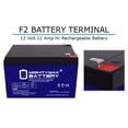 thumbnail image 4 of 12V 12AH GEL F2 Replacement Battery Compatible with FM12120, FM12120E, FM12110 - 3 Pack, 4 of 7