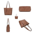 thumbnail image 6 of KL928 Women Tote Bag with Inner Pouch Pu Vegan Leather Shoulder Satchel Fashion Bags, 6 of 6
