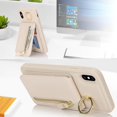 thumbnail image 6 of iPhone Xs max case with Card Holder, iPhone Xs max Phone Case Wallet for Women magsafe Compatible Wallet Detachable 2-in-1 for Men-Warm White, 6 of 13
