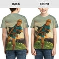 thumbnail image 3 of The Legend Of Zelda Breath of the Wild Teen T-Shirt Crewneck Short Sleeve Double-Sided Print Summer Tee Shirts Top For Youth Boys Girls Children Small, 3 of 7