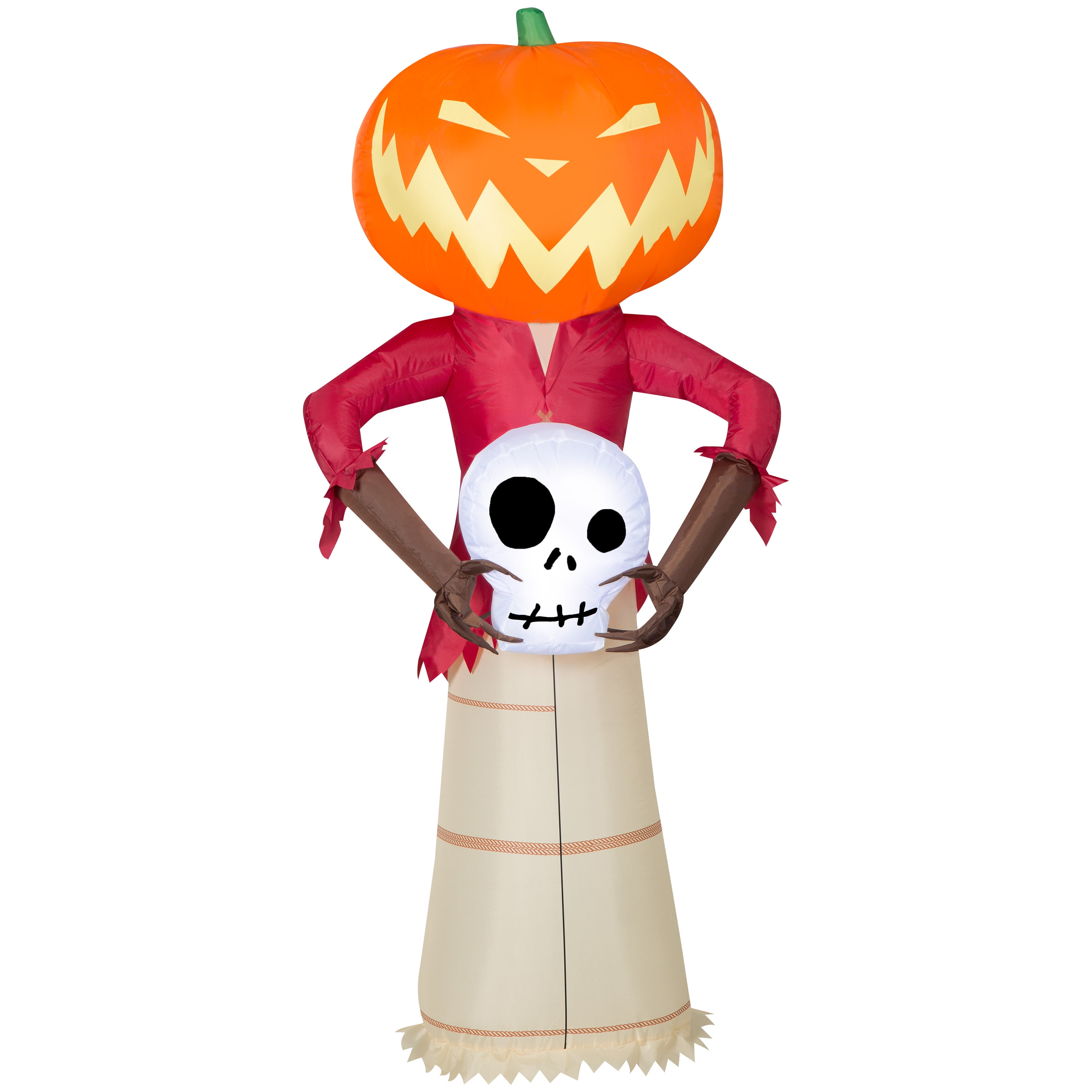 Nightmare Before Christmas Pumpkin King w/ Skull - Walmart.com