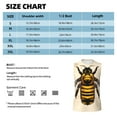 thumbnail image 6 of Pofeuu Honey Bee Print Men's Muscle T-Shirt, Sleeveless, Muscle Tank, Classic Muscle Tee Top For Men Casual Sleeveless Muscle T-Shirt Trendy Clothes-XX-Large, 6 of 7