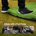 thumbnail image 5 of Sleeping Pad for Camping, 6" Extra-Thick Reinforced Camping Sleeping Pad with Pillows & Built-in Foot Pump, Ultralight Self Inflating Air Mattress Mat for Tent Hiking Essentials Gear, 5 of 7
