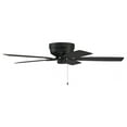 thumbnail image 3 of Craftmade  52" Pro Plus Hugger Ceiling Fan Flat Black  w/ Flat Black/Greywood Blades - Pull Chain, 3 of 15