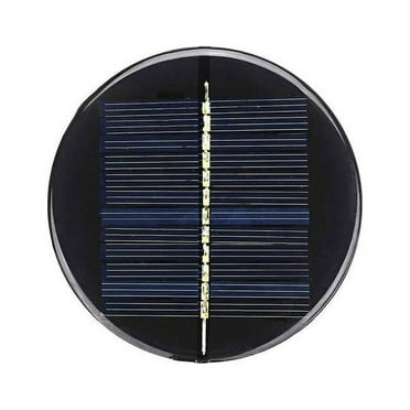 Mini Solar Panel Module 6V 2W 0.35A 80MM Round Poly NEW Cell DIY Solar K2F3