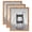 Brown, variant on Meframe 3PACK 8x10 Wooden Photo Frame for Horizontal and Vertical Display of 8x10 Photos, Black