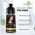 thumbnail image 4 of (2 pack) Herbishh After Color Combo- Hair Color Shampoo, Hair Mask & Argan Oil - Hair Straightening, Shine, and Protection for Men and Women (Black), 4 of 10