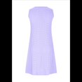 thumbnail image 3 of Vestidos de Mujer Sin Mangas con Cuello en V y Bolsillos, Rosa, , XL, 3 of 5