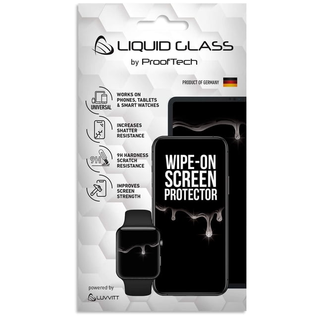 Protector de pantalla LUVVITT de cristal líquido resistente a los arañazos