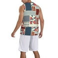 thumbnail image 2 of Sikiie Patchwork In Country Style Basketball Jersey Reversible Men's Mesh Athletic Sports Shirts Training Practice S-4XL3X-Large, 2 of 6