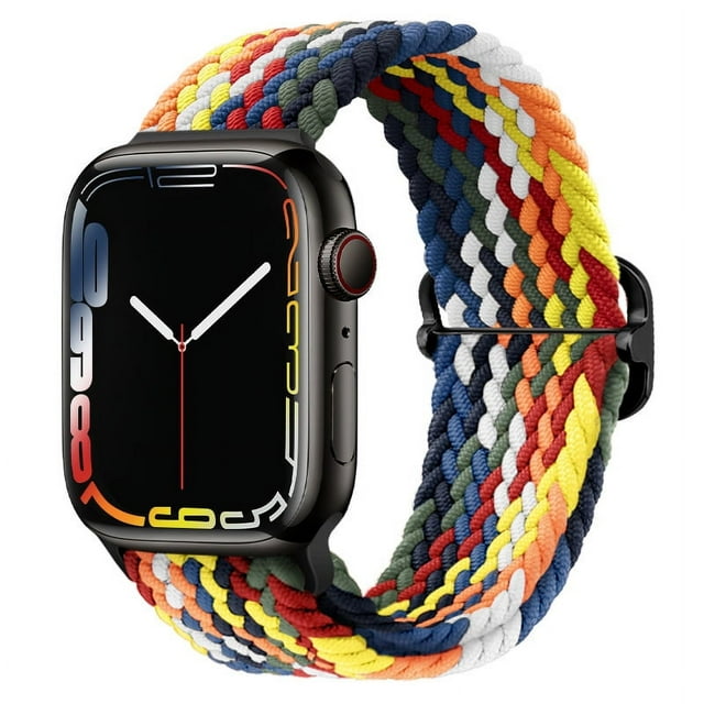 strap is applicable to apple iwatch1234567 adjustable nylon woven watch strap
