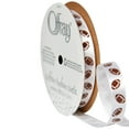 thumbnail image 2 of Offray 3/8" x 12' Football Icon Ribbon, 1 Each, 2 of 8