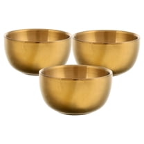 MLINS Golden Stainless Steel Insulated Tumbler Set Shatterproof Cups for Home Use 3PCS