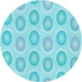 thumbnail image 1 of Ahgly Company Indoor Square Patterned Blue Turquoise Green Area Rugs, 3' Square, 1 of 1