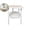 White, variant on VQPeo Movable Sofa Side Table, Double Layer Cloud Shelf, Plastic Living Room Coffee Table for Small Apartment Living