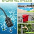 thumbnail image 6 of 20V Portable Pressure Washer, 320 PSI 2.5GPM, with 6-in-1 Nozzle, 26ft Hose, 4.0Ah Battery for Cars/Patios, Black and Yellow, 6 of 9