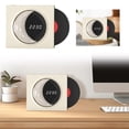 thumbnail image 1 of Dsscvnef Rétro Vinyl Record Player Speaker Music Speaker USB Charging Moon Clock Starry Sky Light, 1 of 5