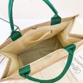 thumbnail image 2 of Grand Sac à Main en Lin pour Femmes Sac à Main Décontracté Grande Capacité Sac à Main Femme Grande Capacité Sac à Main en Lin Robuste Poignée Confortable Sac à Lunch pour Usage Quotidien Type A, 2 of 5