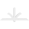 thumbnail image 2 of 60"W x 27 1/2"H x 4"D x 4"F, 11/12 Pitch, Redmond Architectural Grade PVC Gable Bracket, 2 of 8