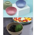 thumbnail image 6 of SNGMN Natural Straw Fiber Bowls, Lightweight Non-Breakable Soup Bowls, Dishwasher & Microwave Safe Meal Set - 4 Pack, 5.8x2.8 Inch, 6 of 9