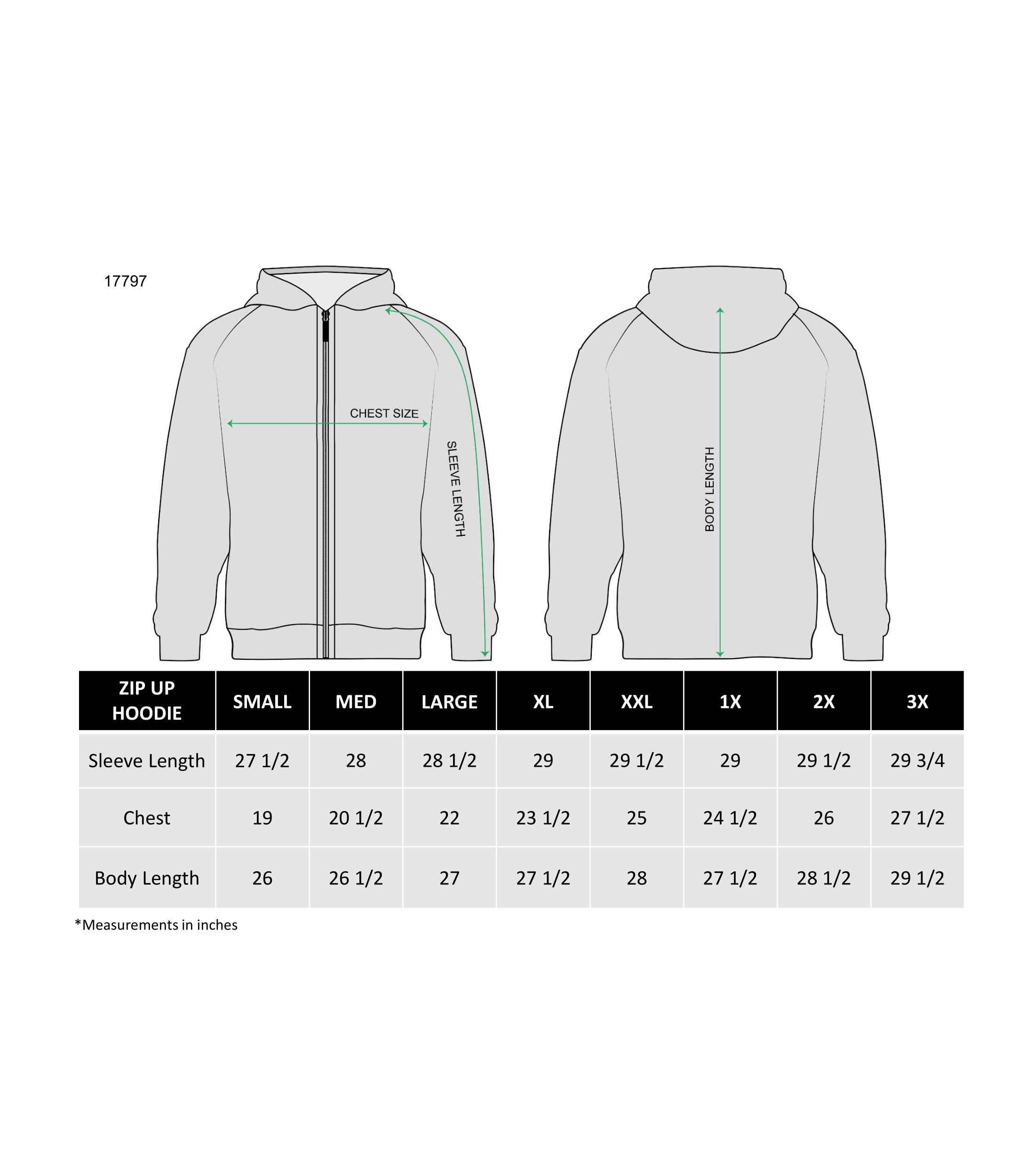 Victory Outfitters Ladies Fleece Zip Up Hoodie - Berber Lined, Side Pockets, Ribbed Hem, Black Medium - View #10