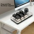 thumbnail image 3 of Red Switch Custom Knob Macro Keyboard Ergonomic USB Mini Keypad for Desktop PC Office Work, 3 of 7
