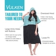 thumbnail image 3 of Poncho para cambiarse Vulken Extra Grande Azul Turquesa para Mujer, 3 of 8