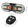 thumbnail image 2 of USB Rechargeable Bike Tail Light with Turn  Remote Control, Detachable, Night Cycling  Warning Light for Mountain Bikes, Road Bikes, 2 of 8