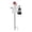 Snowman, variant on Solar Reindeer Christmas Garden Stake Metal Outdoor Holiday Yard Decor with Glowing Lantern for Lawn Path Winter Xmas Gift 29.92in