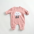 thumbnail image 4 of Vedolay Baby Girl Autumn Outfits Long Sleeve Knitted Romper Pants Winter Clothes Pink,12M, 4 of 5