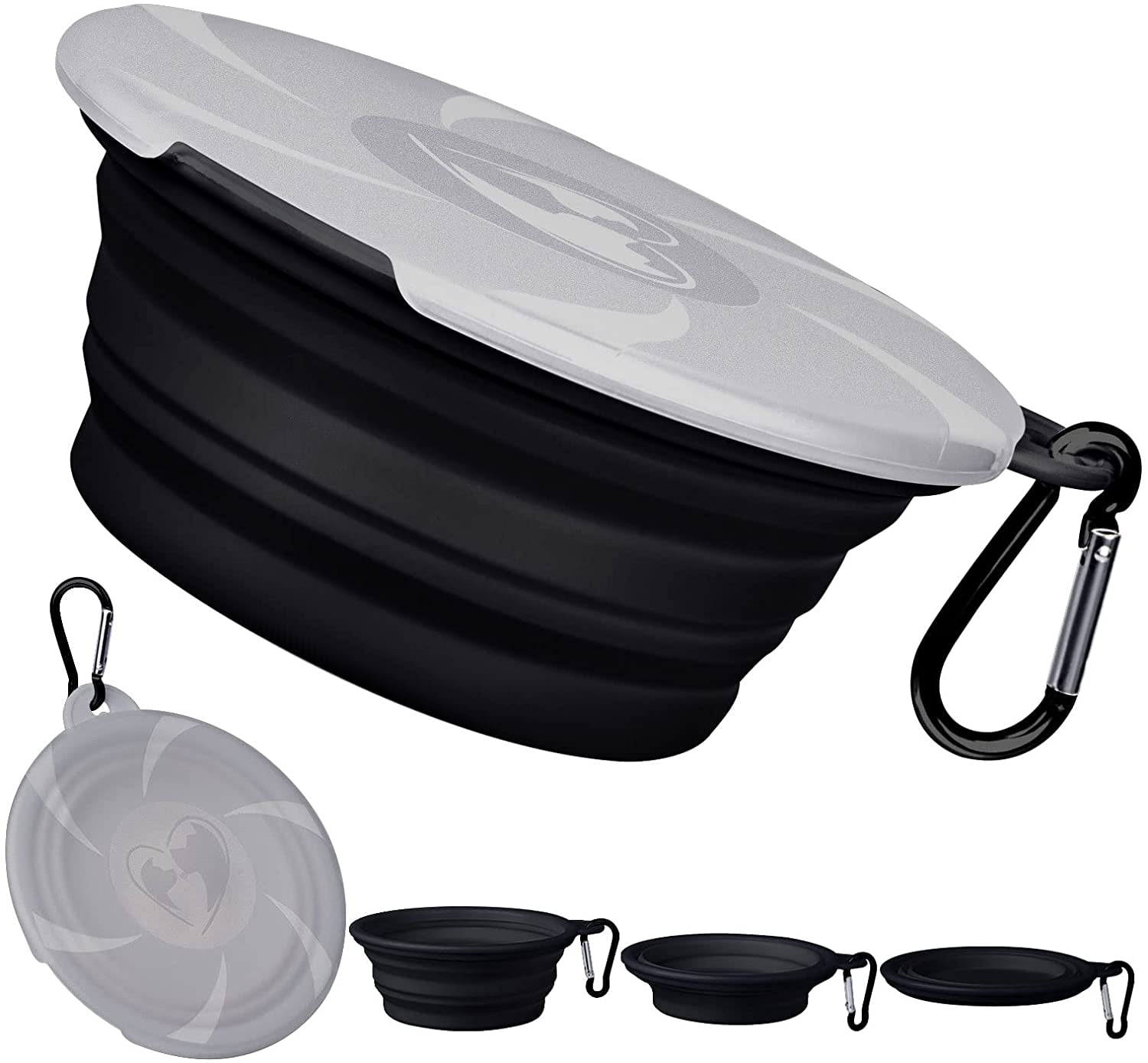 dog travel bowl with lid