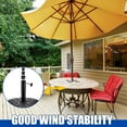 thumbnail image 2 of 12 Pcs Base de Parasol de Patio Pièces de Rechange Couvercle de Trou de Base de Parasol & Vis M8, 2 of 6