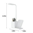 thumbnail image 2 of TaTaai 1Pcs Desk Lamp with Wireless Charger USB Charging Port, Eye-Caring Desk Lamp for Home Office with Pen Holder, Dimmable Table Lamps, 2 of 7